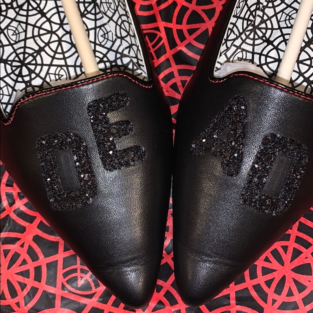 Dagger Dead Black Black Glitter